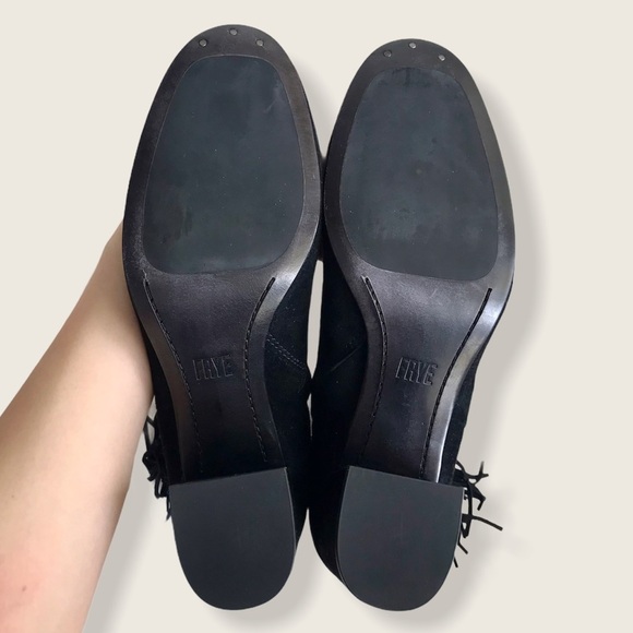 Frye Jodi Fringe Cute Short Festival Ankle Bootie - Picture 13 of 16